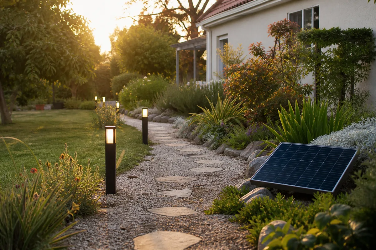 Énergie solaire au jardin : éclairage, arrosage, autonomie