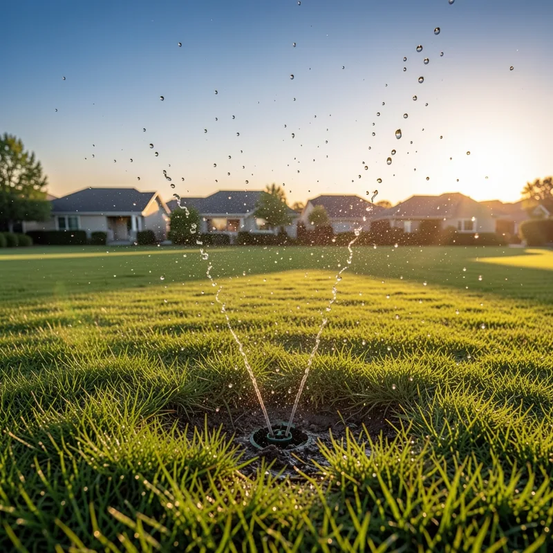 Heures idéales pour arroser la pelouse
