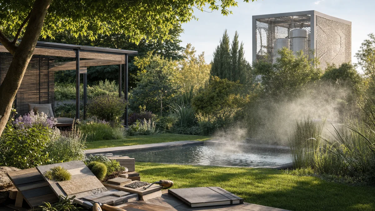 Refroidissement naturel au jardin : 7 méthodes efficaces
